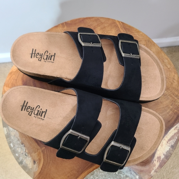 corky's platform sandals
